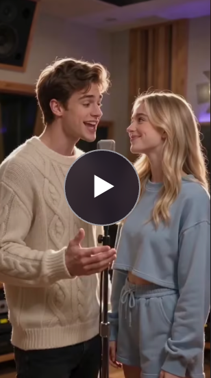 A couple performing a personalized rap in the generated video